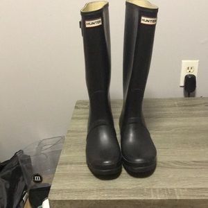 men’s Hunter rain boots